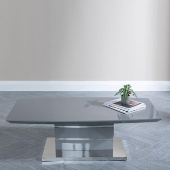 Clearance - Rimini Grey Gloss Coffee Table