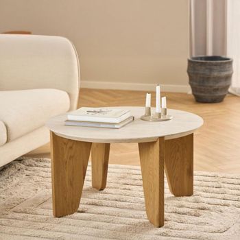 Dockland Oak Round Coffee Table