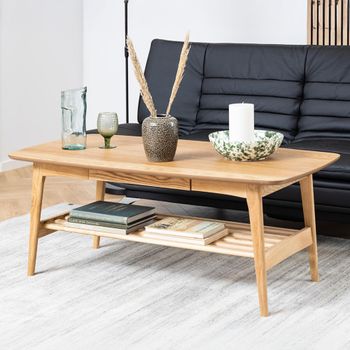 Emma Oak 1 Drawer Coffee Table