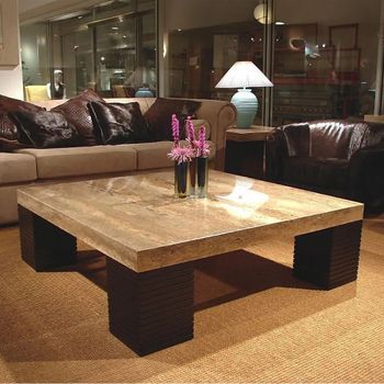 Espresso Marble Large Occasional Tables - Sizes Available