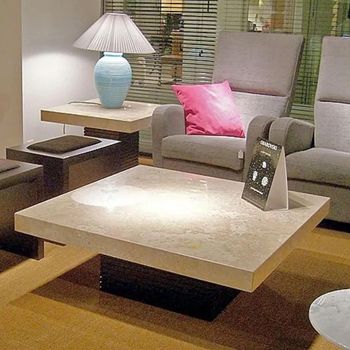 Espresso Occasional Tables Marble Coffee Table - Sizes Available