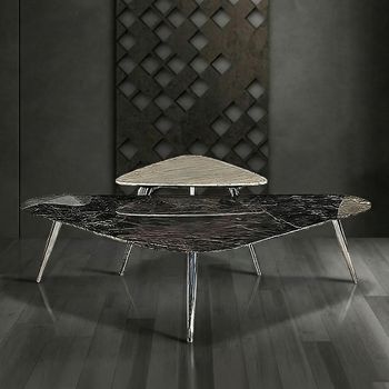 Livia Triangle Marble Coffee Table - Sizes Available