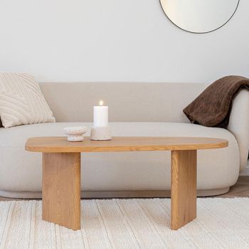 Melo Natural Wood Coffee Table