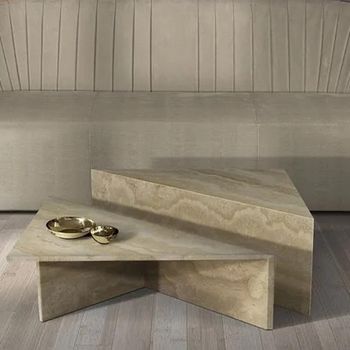 Miro Occasional Table Marble Triangle - Sizes Available