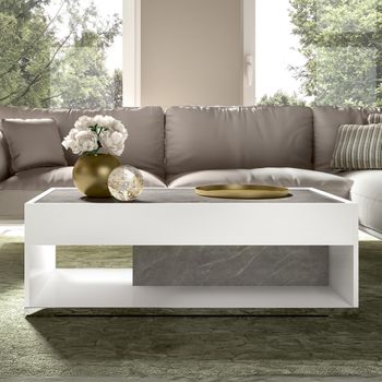 Modern Mara White Coffee Table