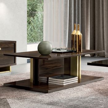 Volare Italian Walnut Coffee Table