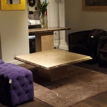 Parthenon Marble Occasional Square Table - Sizes Available