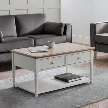 Provence Grey 2 Drawer Coffee Table