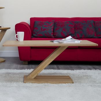 Z Designer Modern Oak Coffee Table