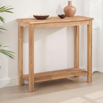 Coxmoor Oak 90cm Console Table with Shelf