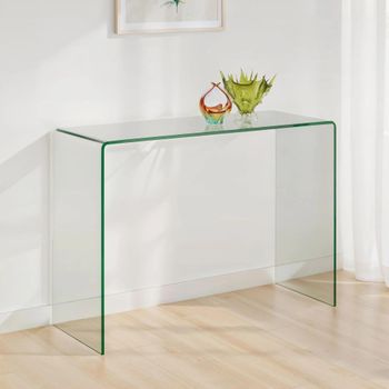 Amalfi Bent Glass 110cm Console Table