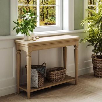Cromwell Oak Console Table