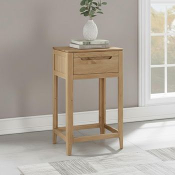 Dunmore Oak Hall 1 Drawer Rectangle Table