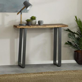 Baltic Solid Acacia Wood Live Edge Console Table