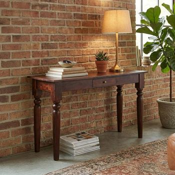 Jaipur Solid Mango Wood 1 Drawer Console Table
