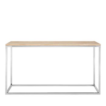 Hampstead Oak and Metal Console Table
