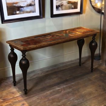 Juan Parquet Mango Wood Console Table