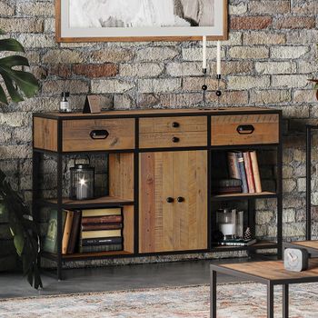 Ooki Reclaimed Wood 2 Door Console Table