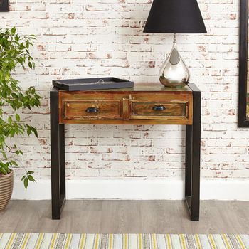 Urban Chic Reclaimed Wood Console Table