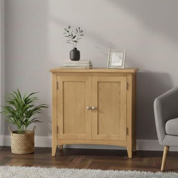 Kilkenny Oak 2 Door Hall Cabinet