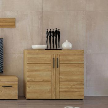 Cortina Oak 2 Door Cabinet
