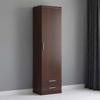 Imperial 1 Door Narrow Mahogany Display Cabinet