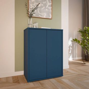 Alice Springs 2 Door Cupboard Night Blue