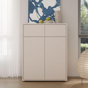 Alice Springs Sand Storage 2 Door 2 Drawer Cabinet