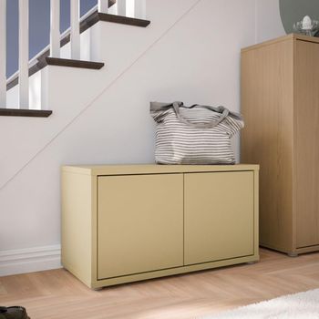 Alice Springs Storage 2 Door Cabinet Butter Yellow