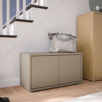 Alice Springs Taupe Storage 2 Door Cabinet