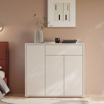 Alice Springs Sand Storage 3 Door 1 Drawer Cabinet