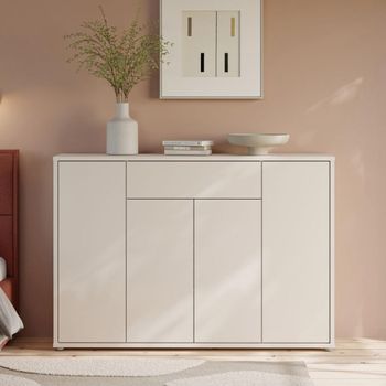 Alice Springs Sand Storage 4 Door 1 Drawer Cabinet