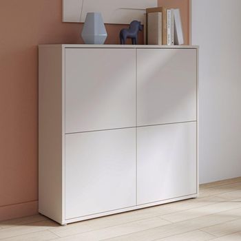Alice Springs Sand 4 Door Large Storage Cabinet