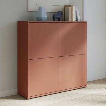 Alice Springs Terracotta 4 Door Large Storage Cabinet