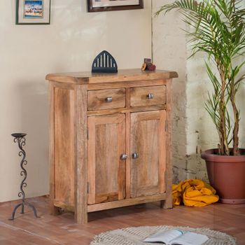 Odisha Solid Mango Wood 2 Door Hall Cabinet