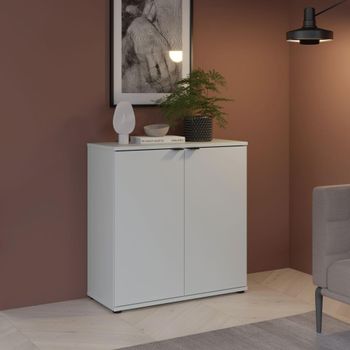 Ganymede Light Grey 2 Door Hall Cabinet