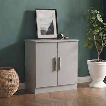 Knightsbridge Grey 2 Door Hall Cabinet
