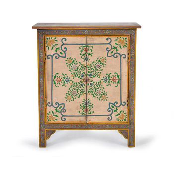 Ballinger Painted Mango Wood 2 Door Hall Cabinet