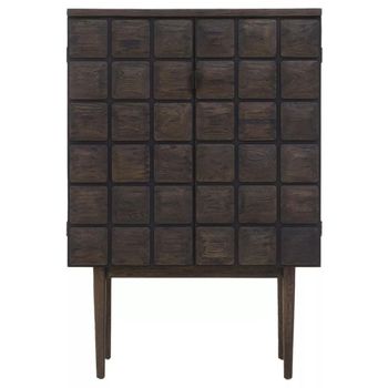 Lucca Dark Oak 2 Door Hall Cabinet