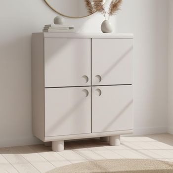 Magee Grey 2 Door Hall Cabinet