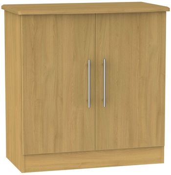 Sherwood Oak 2 Door Hall Cabinet