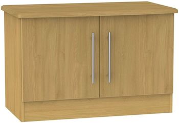 Sherwood Oak Low 2 Door Cabinet