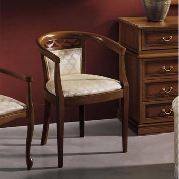 Nostalgia Italian Walnut Bedroom Armchair