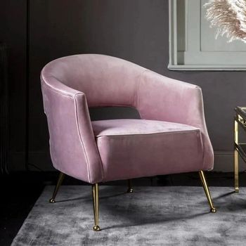 Clearance - Juneau Dusky Velvet Sofa Armchair - D27