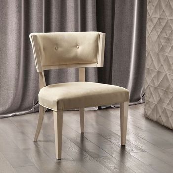 Ambra Italian Sand Birch Solid Ash Wood Kleo Chair