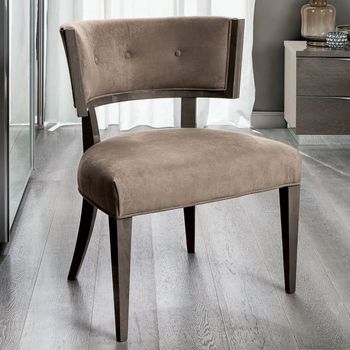 Platinum Italian Silver Birch Grey Semi Gloss Chair