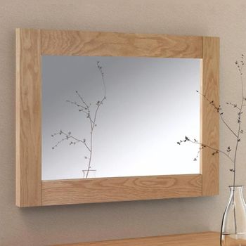 Marlborough Oak Rectangular Wall Mirror