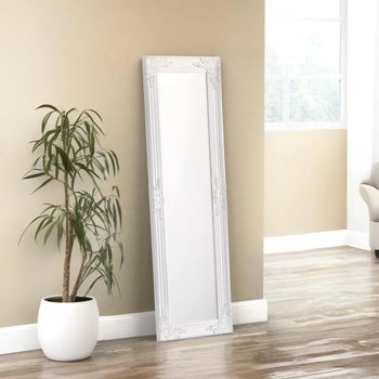 Palais Leaner White Rectangular Mirror