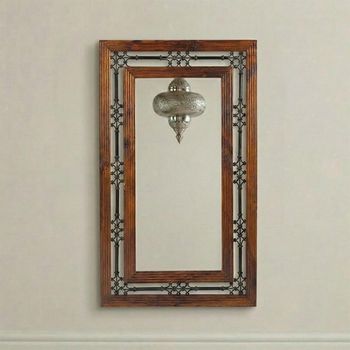 Indian Sheesham Wall Mirror - 70cm x 115cm