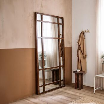 Spirit Standing Brass Mirror - 101cm x 203cm